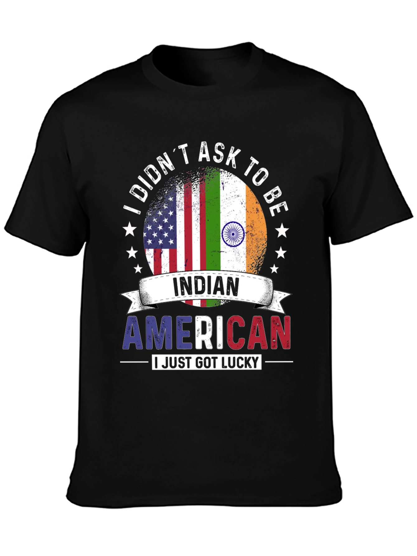 Indian American Lucky Graphic T-Shirt