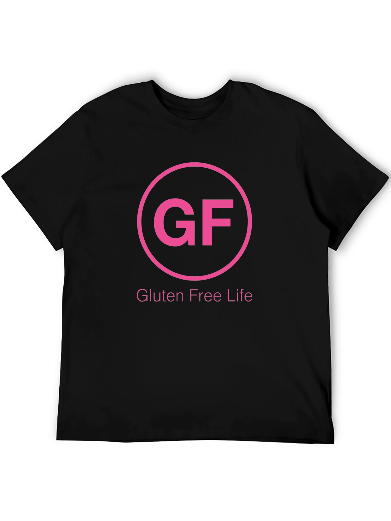 Gluten Free Life Graphic Tee - Black Cotton T-Shirt