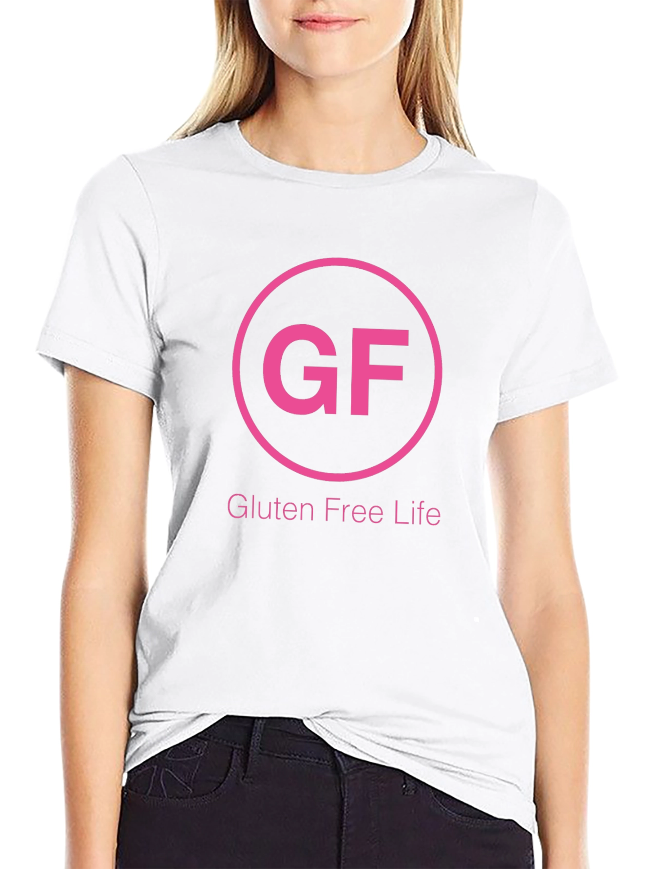 Gluten Free Life Graphic Tee - Black Cotton T-Shirt