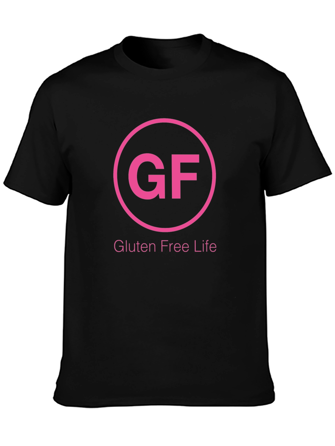 Gluten Free Life Graphic Tee - Black Cotton T-Shirt
