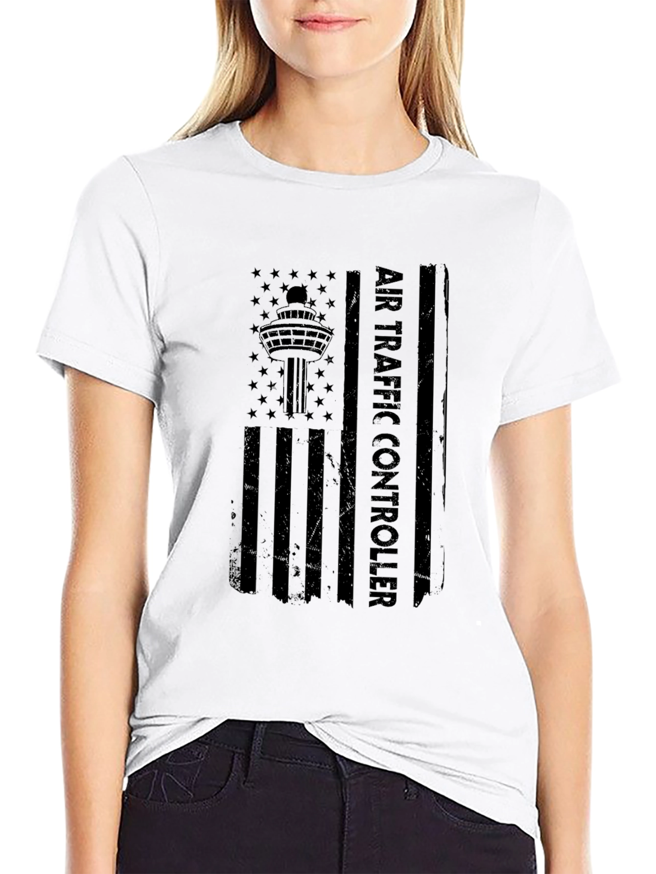 Air Traffic Controller Flag T-Shirt