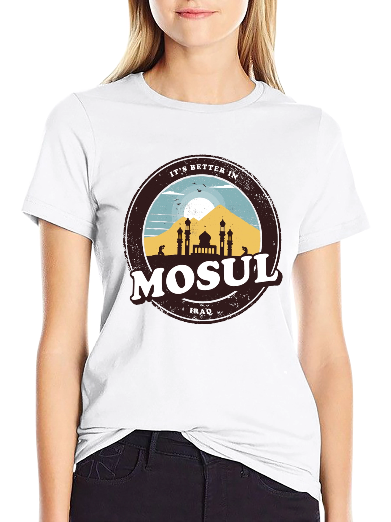 Mosul Iraq Graphic Tee - Better In Mosul T-Shirt
