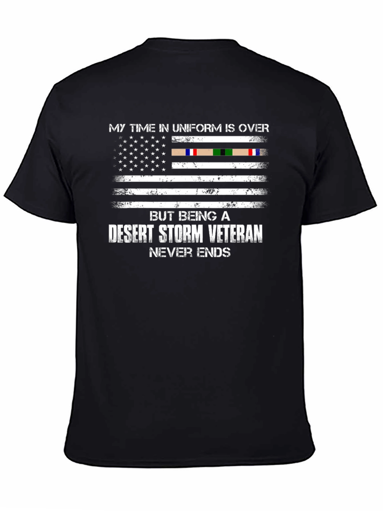 Desert Storm Veteran T-Shirt - Patriotic USA Flag