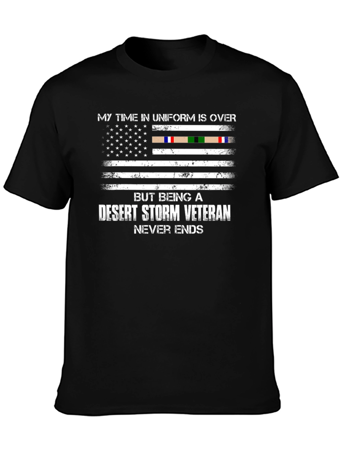 Desert Storm Veteran T-Shirt - Patriotic USA Flag