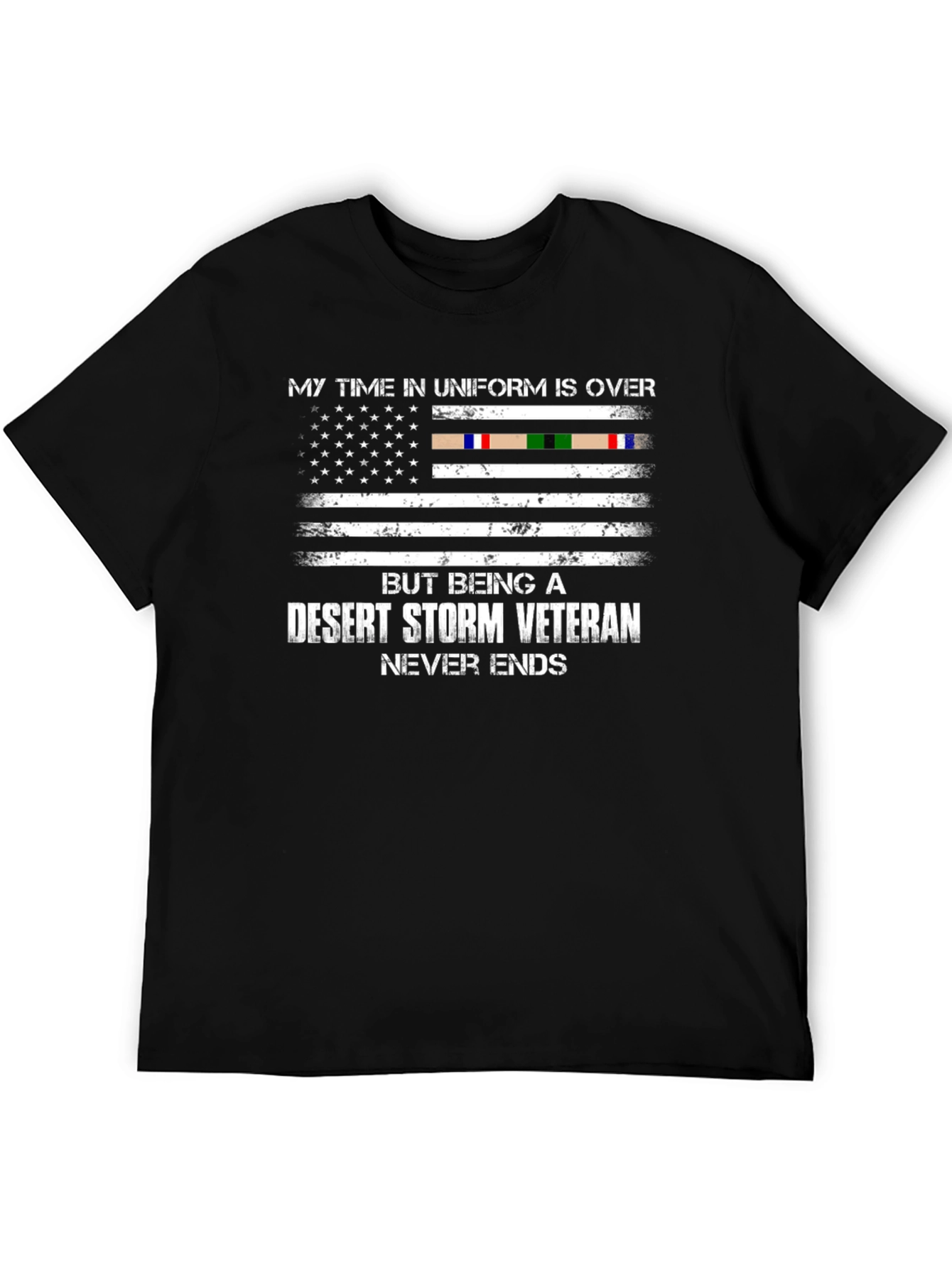 Desert Storm Veteran T-Shirt - Patriotic USA Flag