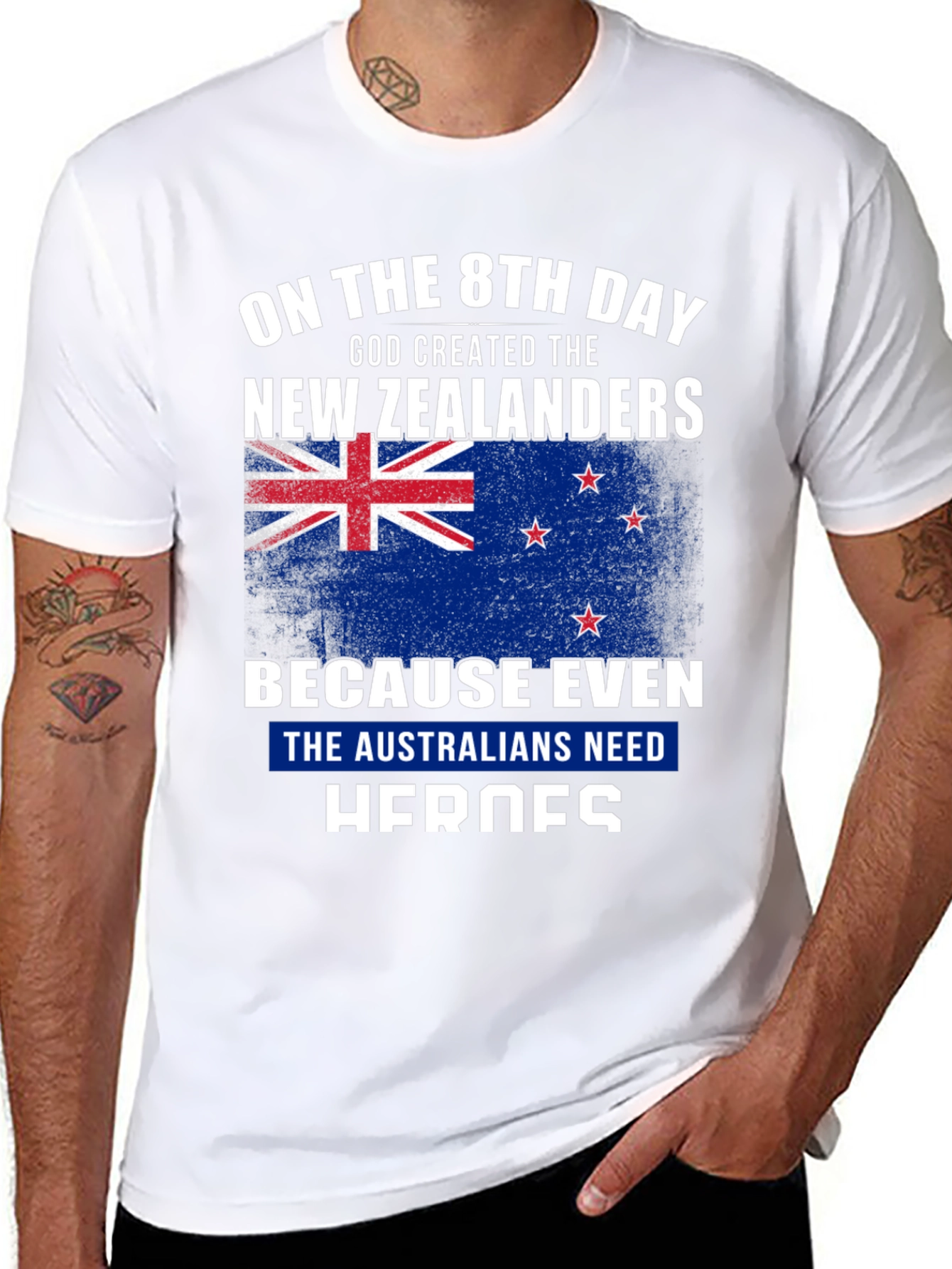 New Zealand Heroes Graphic Tee | Aussie Pride