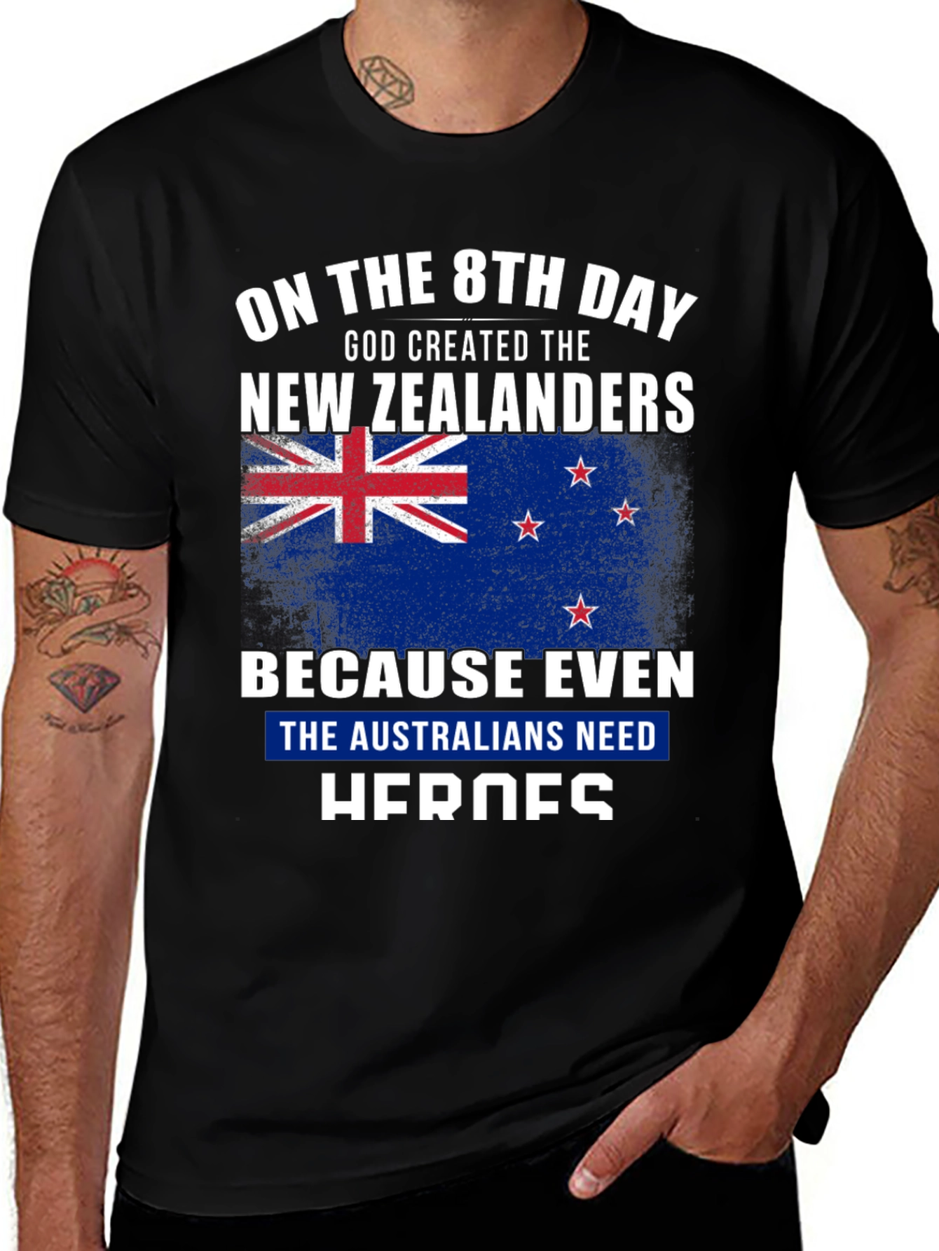 New Zealand Heroes Graphic Tee | Aussie Pride
