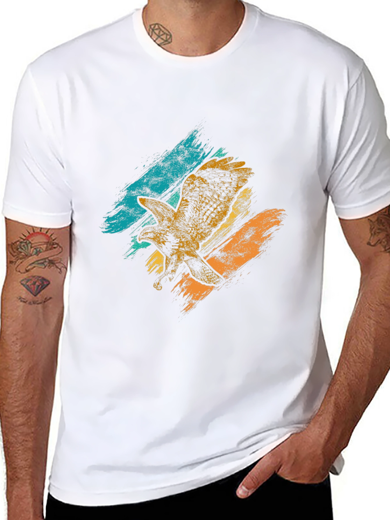 Eagle Graphic Tee - Bold Graphic Print