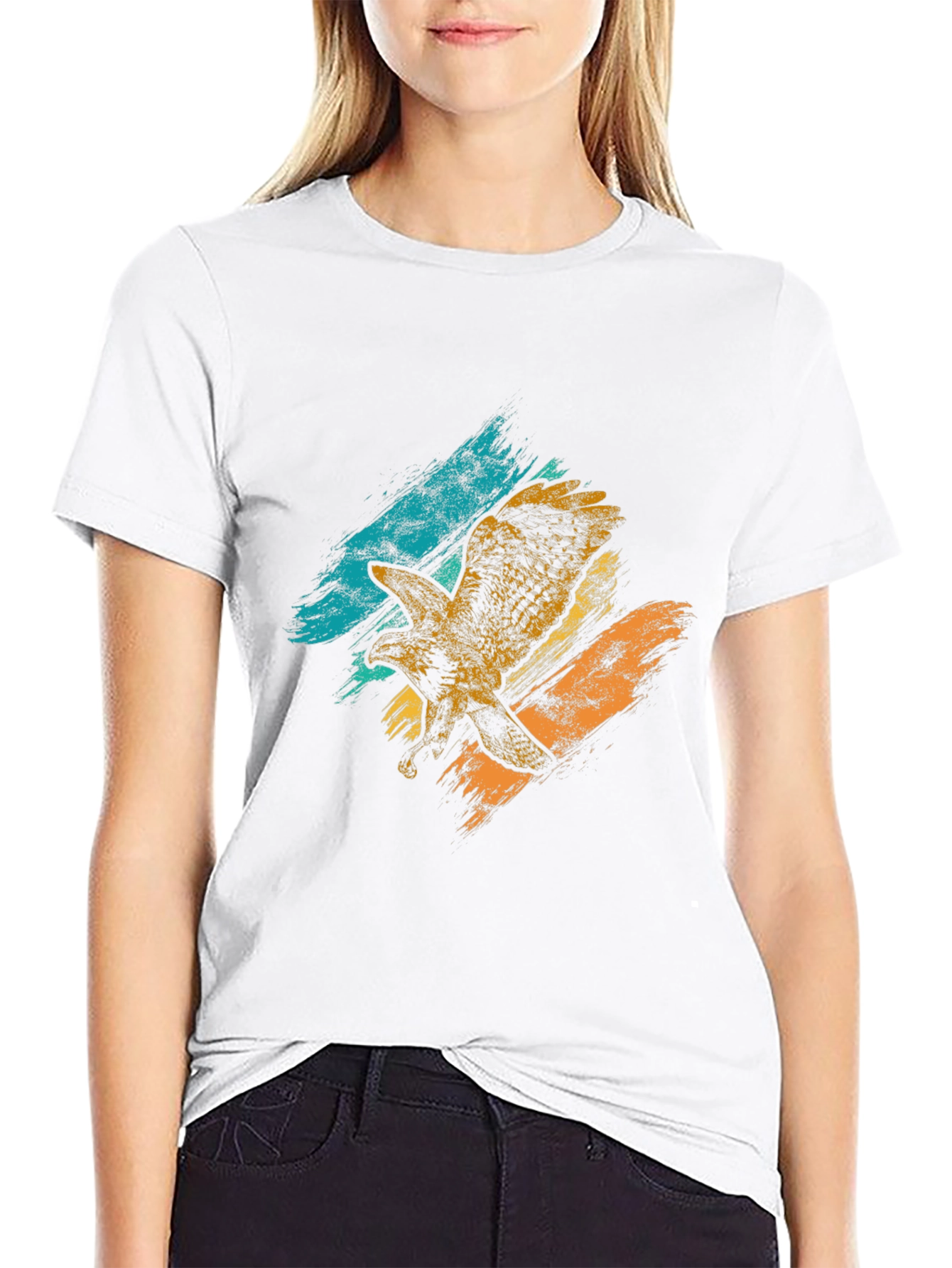 Eagle Graphic Tee - Bold Graphic Print