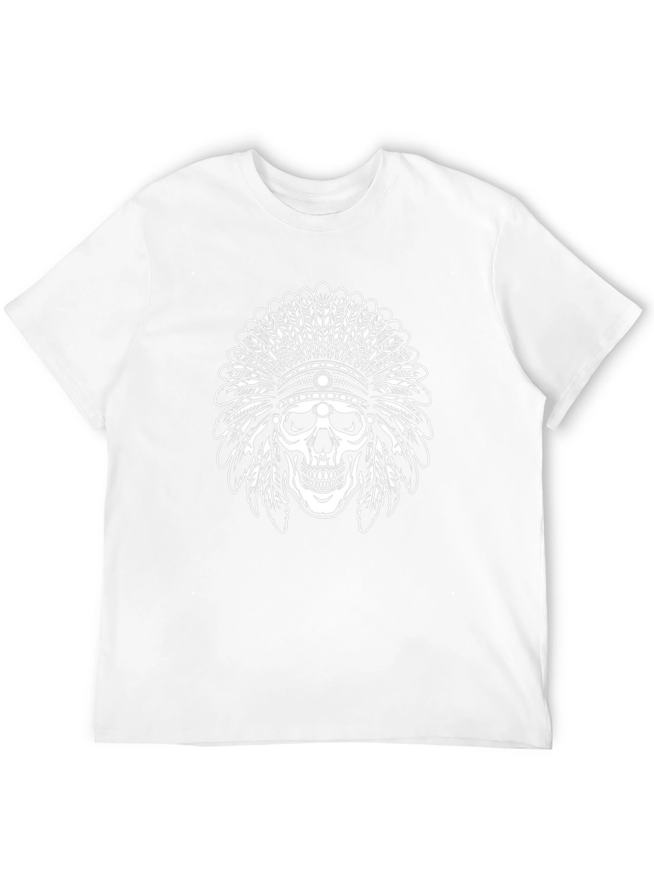 Skull Chief T-Shirt - Graphic Print Tee