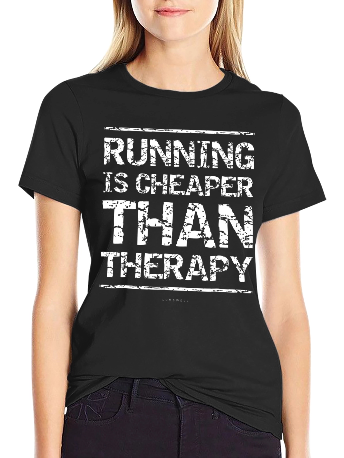 Running is Cheaper Than Therapy T-Shirt