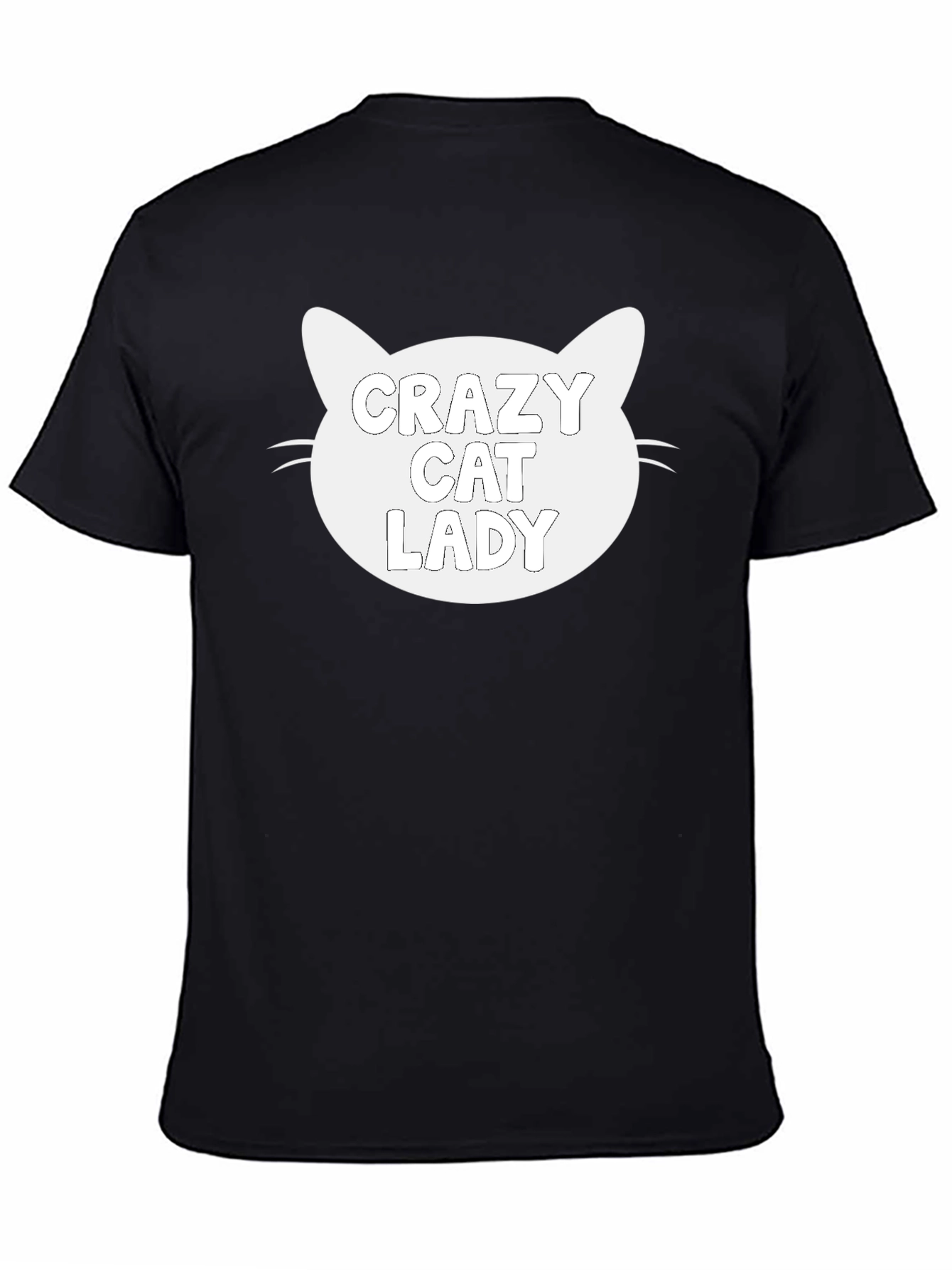 Crazy Cat Lady Black Graphic Tee - Unisex Fit