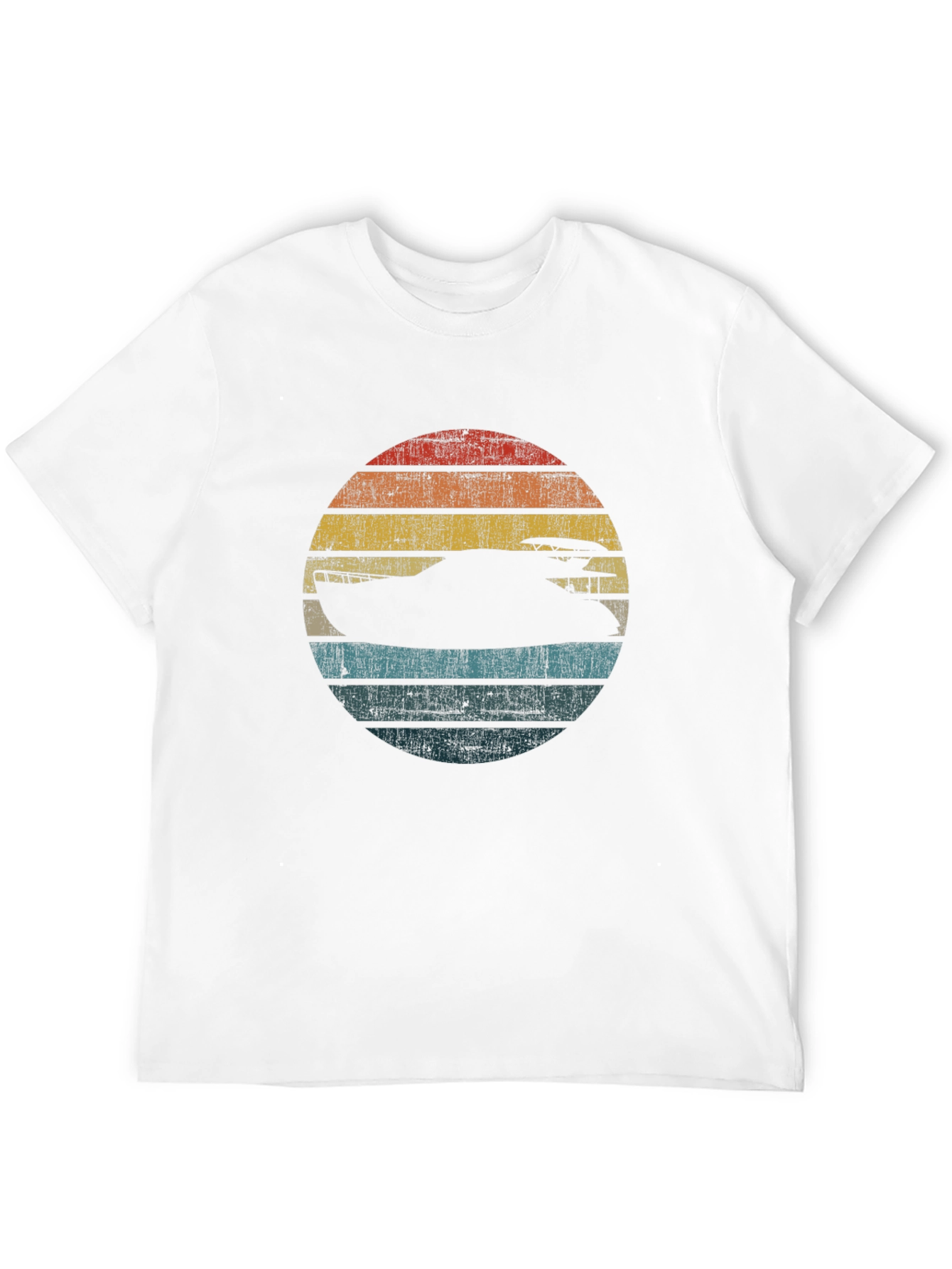 Retro Boat Silhouette Tee