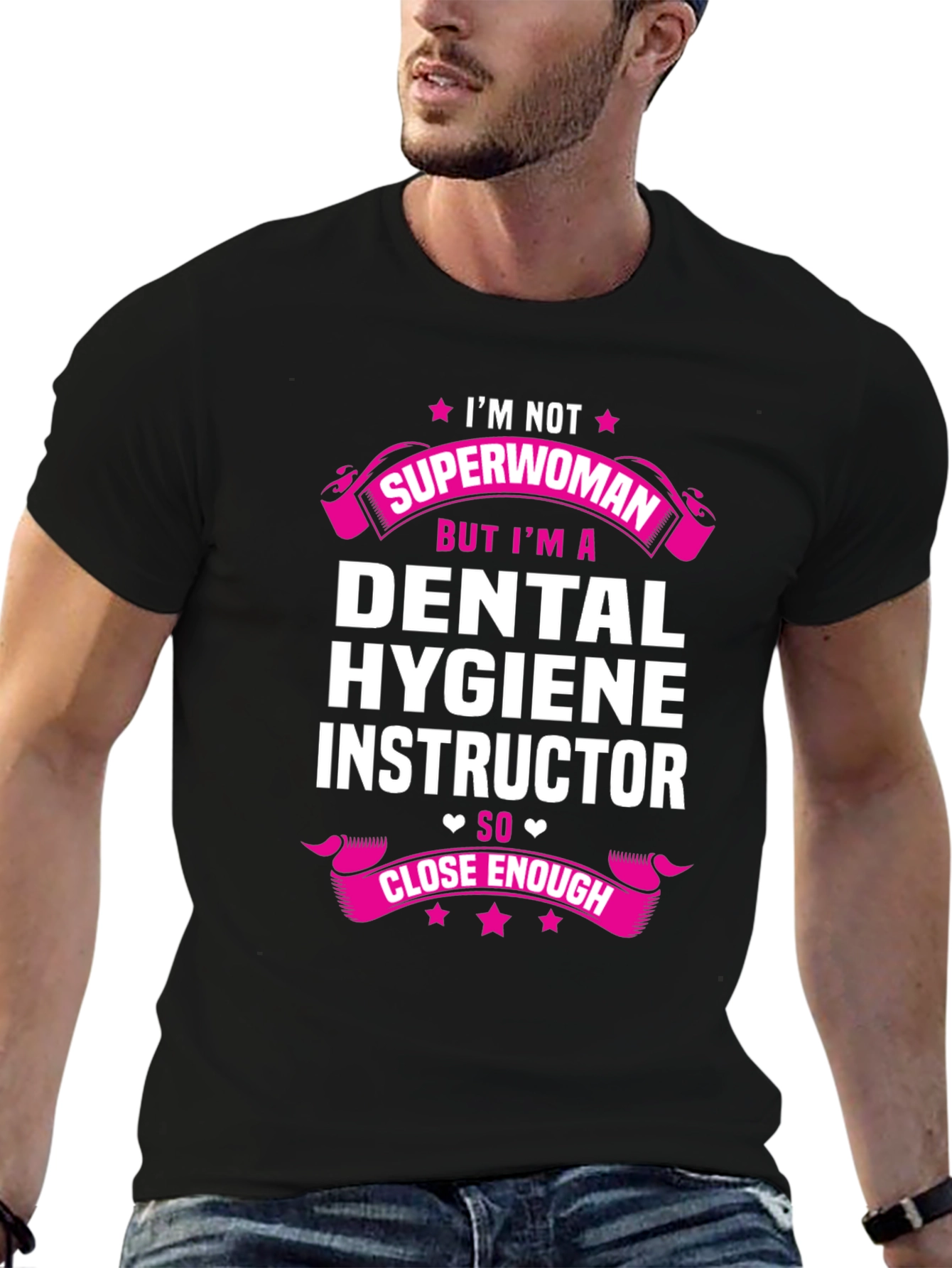 Dental Hygiene Instructor T-Shirt Funny Superwoman Tee