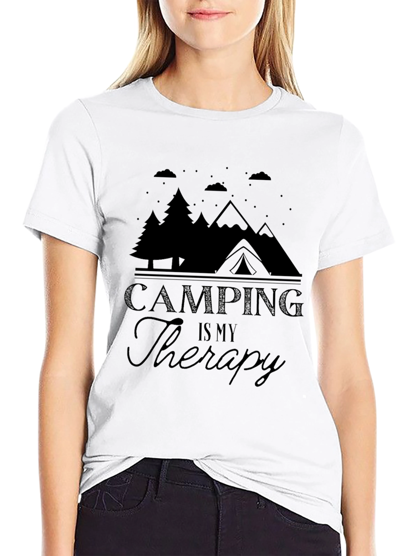 Camping Is My Therapy T-Shirt