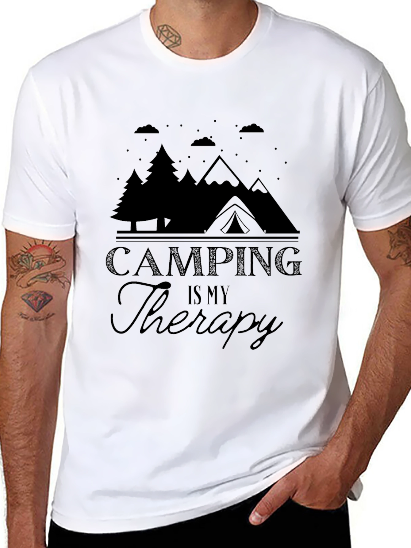 Camping Is My Therapy T-Shirt