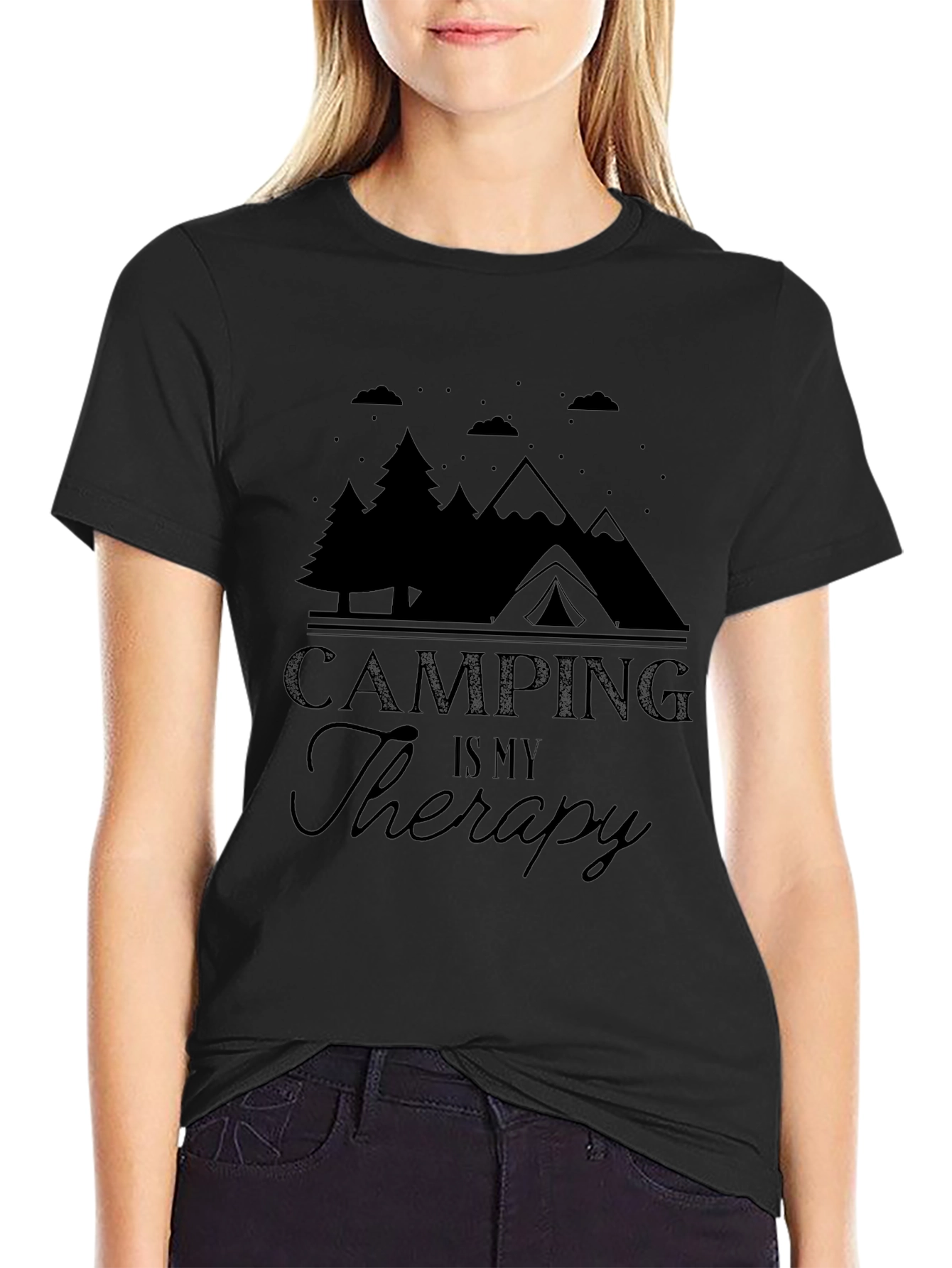 Camping Is My Therapy T-Shirt