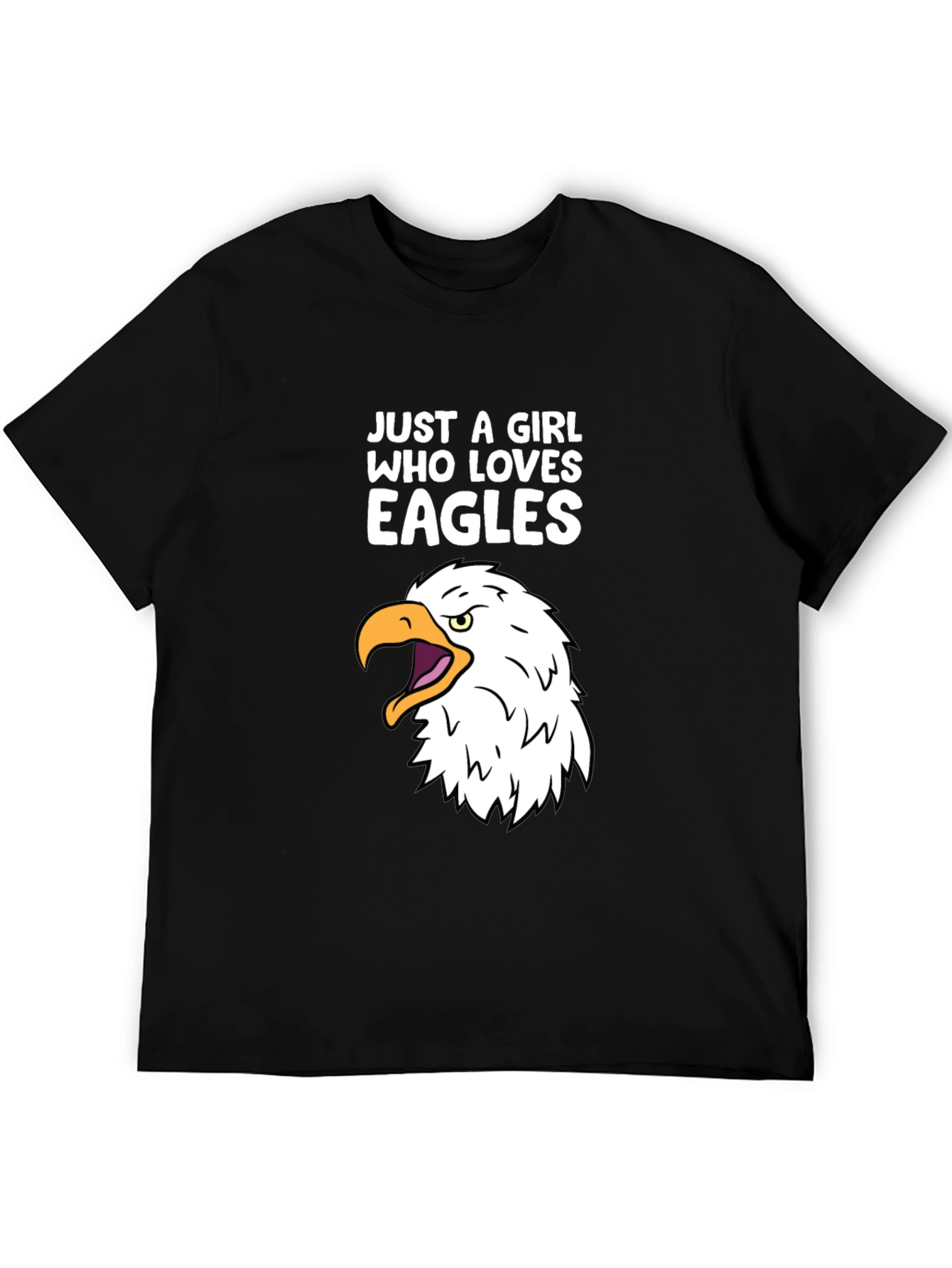 Just a Girl Who Loves Eagles T-Shirt