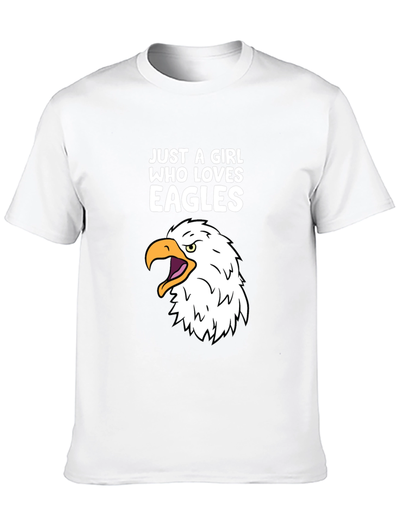 Just a Girl Who Loves Eagles T-Shirt