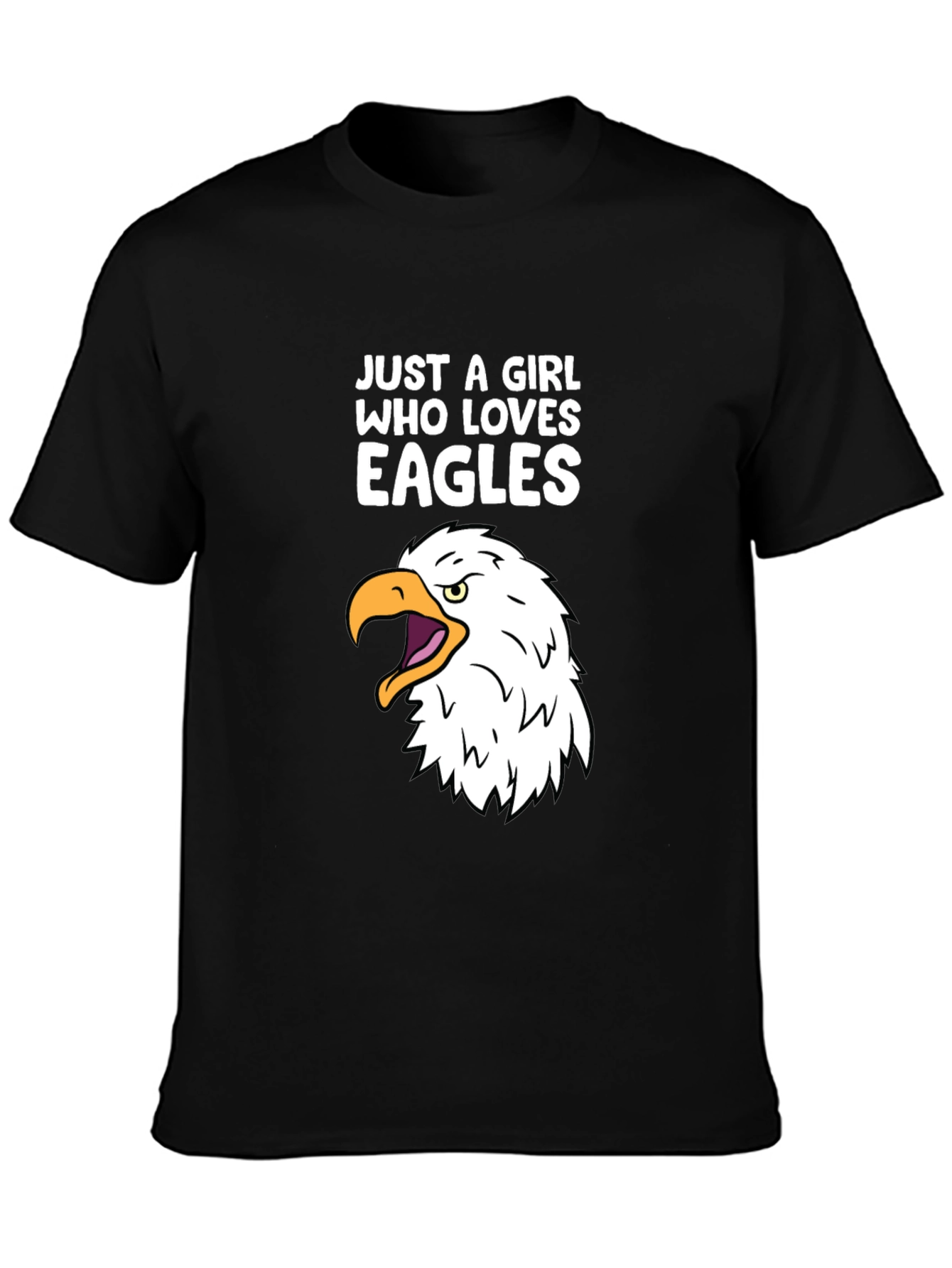 Just a Girl Who Loves Eagles T-Shirt