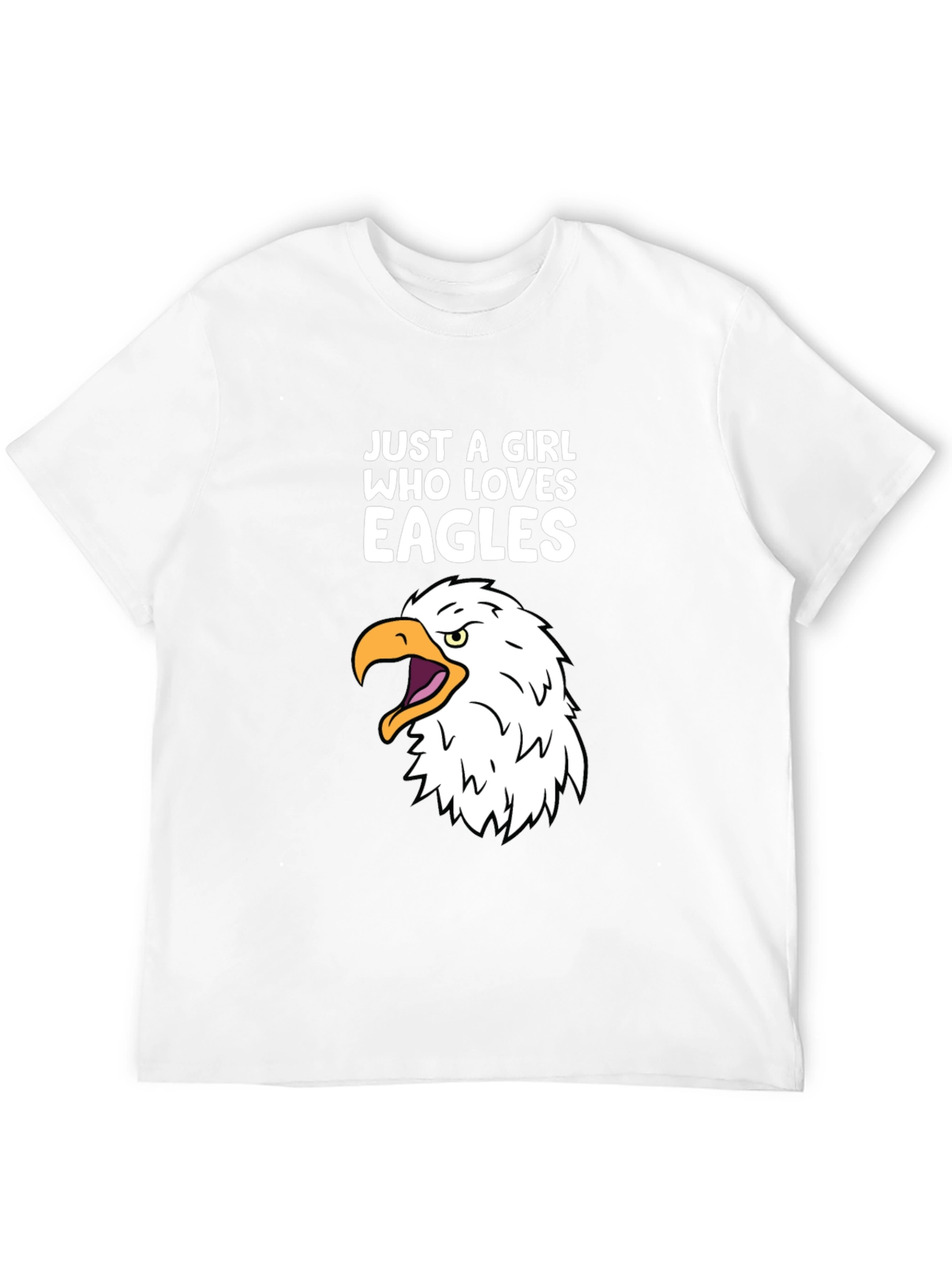Just a Girl Who Loves Eagles T-Shirt