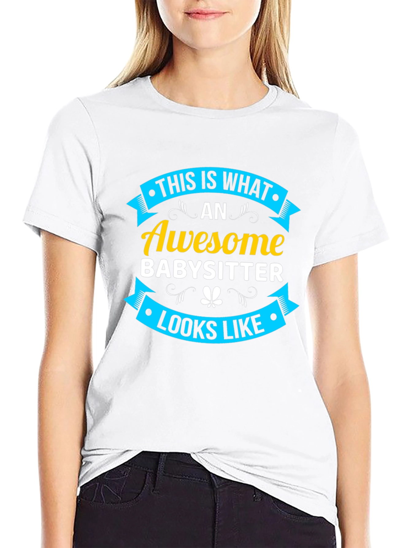 Awesome Babysitter T-Shirt - Cool Graphic Tee