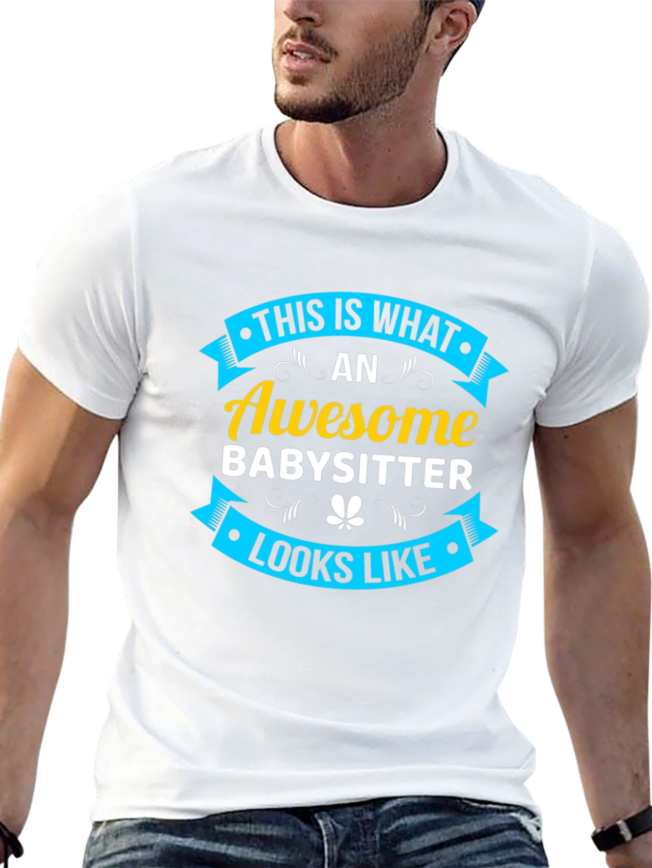 Awesome Babysitter T-Shirt - Cool Graphic Tee