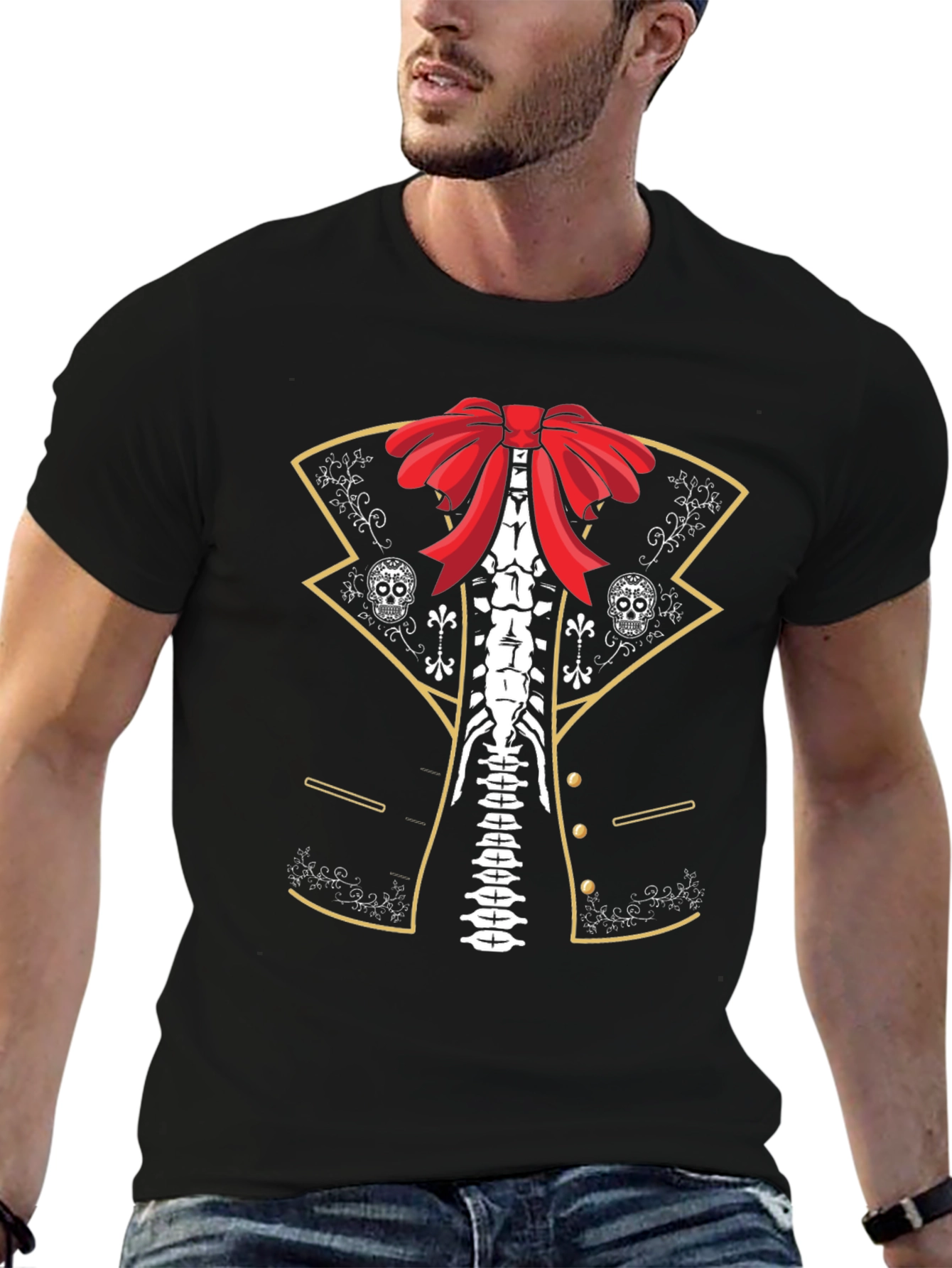 Day of the Dead Skeleton Mariachi T-Shirt