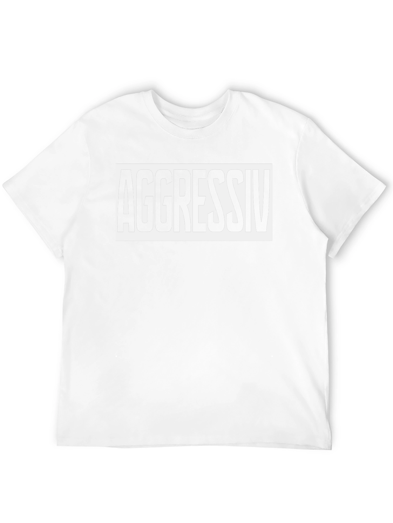 Aggressiv Graphic Tee - Bold Statement T-Shirt