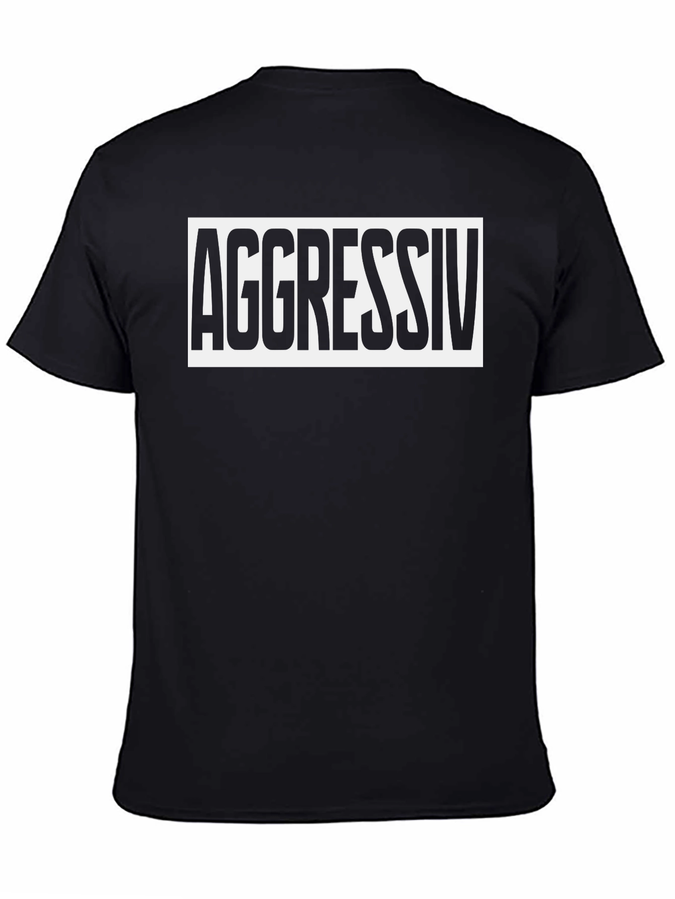 Aggressiv Graphic Tee - Bold Statement T-Shirt