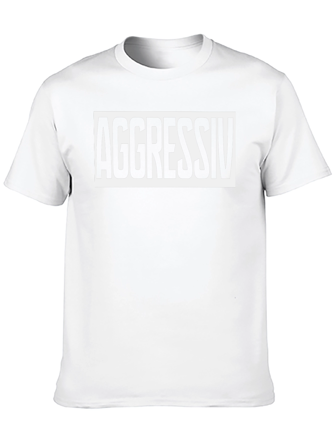 Aggressiv Graphic Tee - Bold Statement T-Shirt