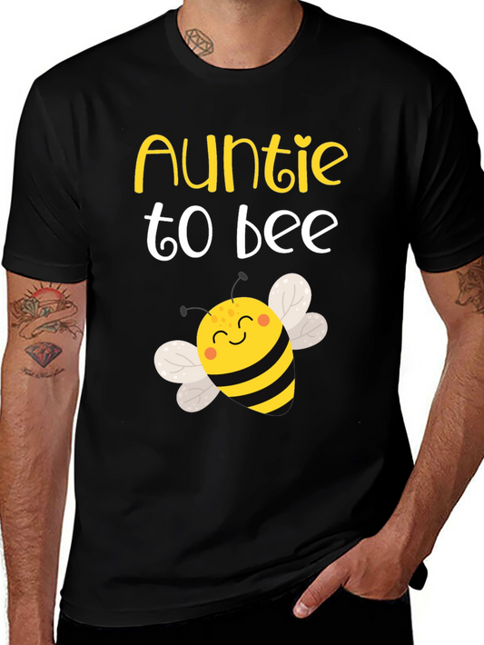 Auntie To Bee T-Shirt - Cute Baby Shower Gift