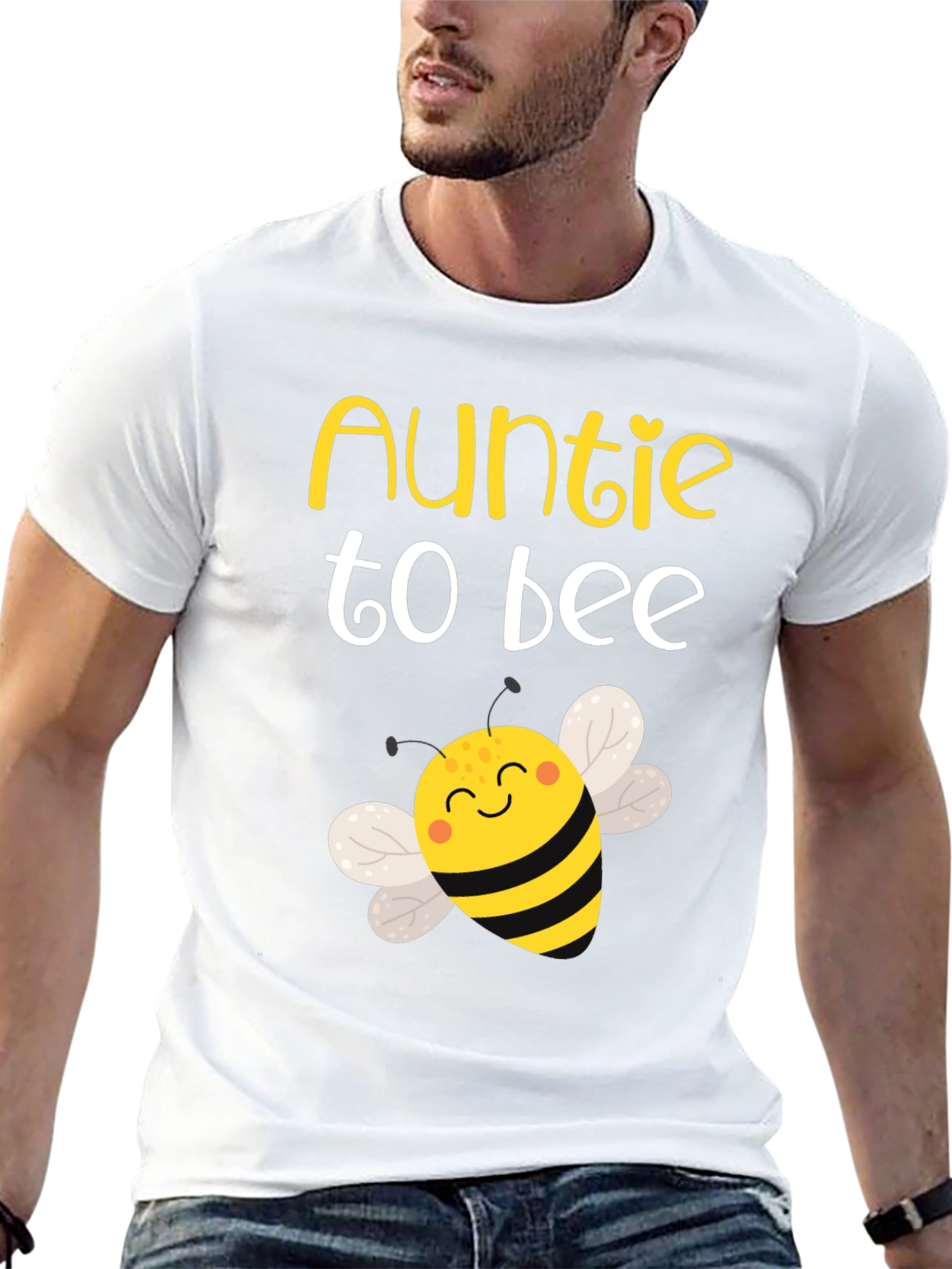 Auntie To Bee T-Shirt - Cute Baby Shower Gift