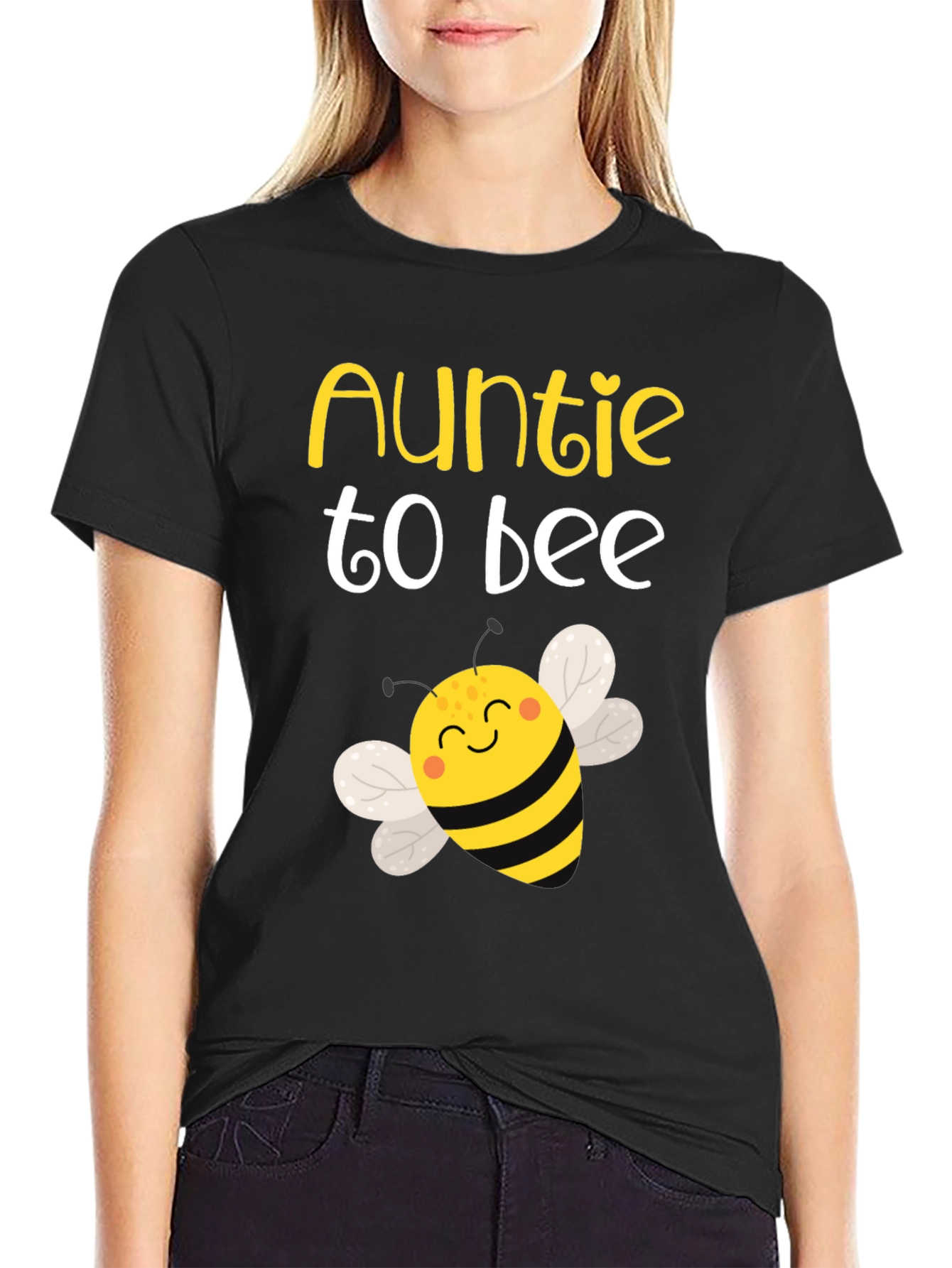 Auntie To Bee T-Shirt - Cute Baby Shower Gift