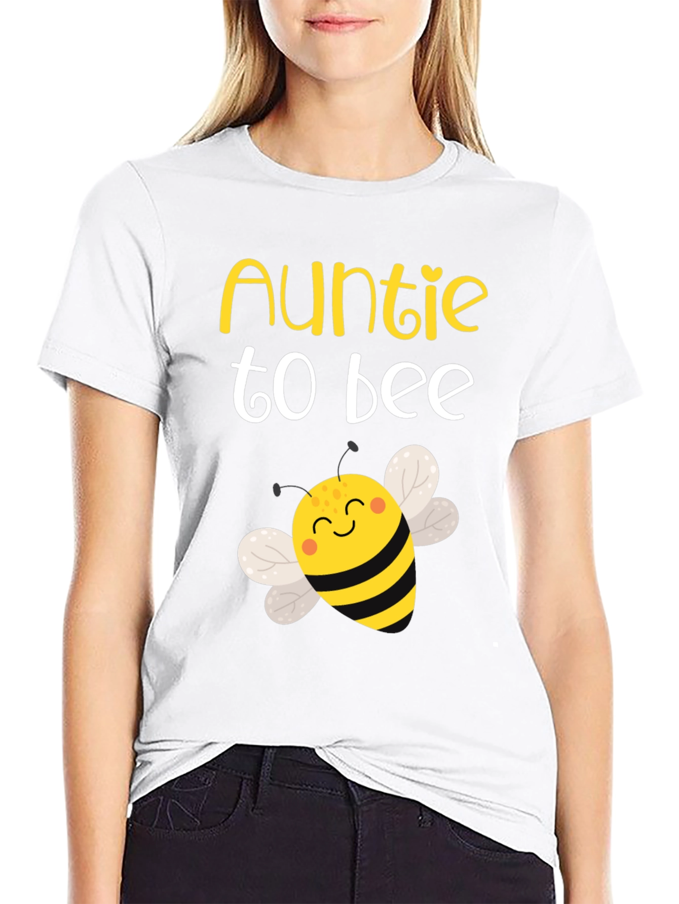 Auntie To Bee T-Shirt - Cute Baby Shower Gift