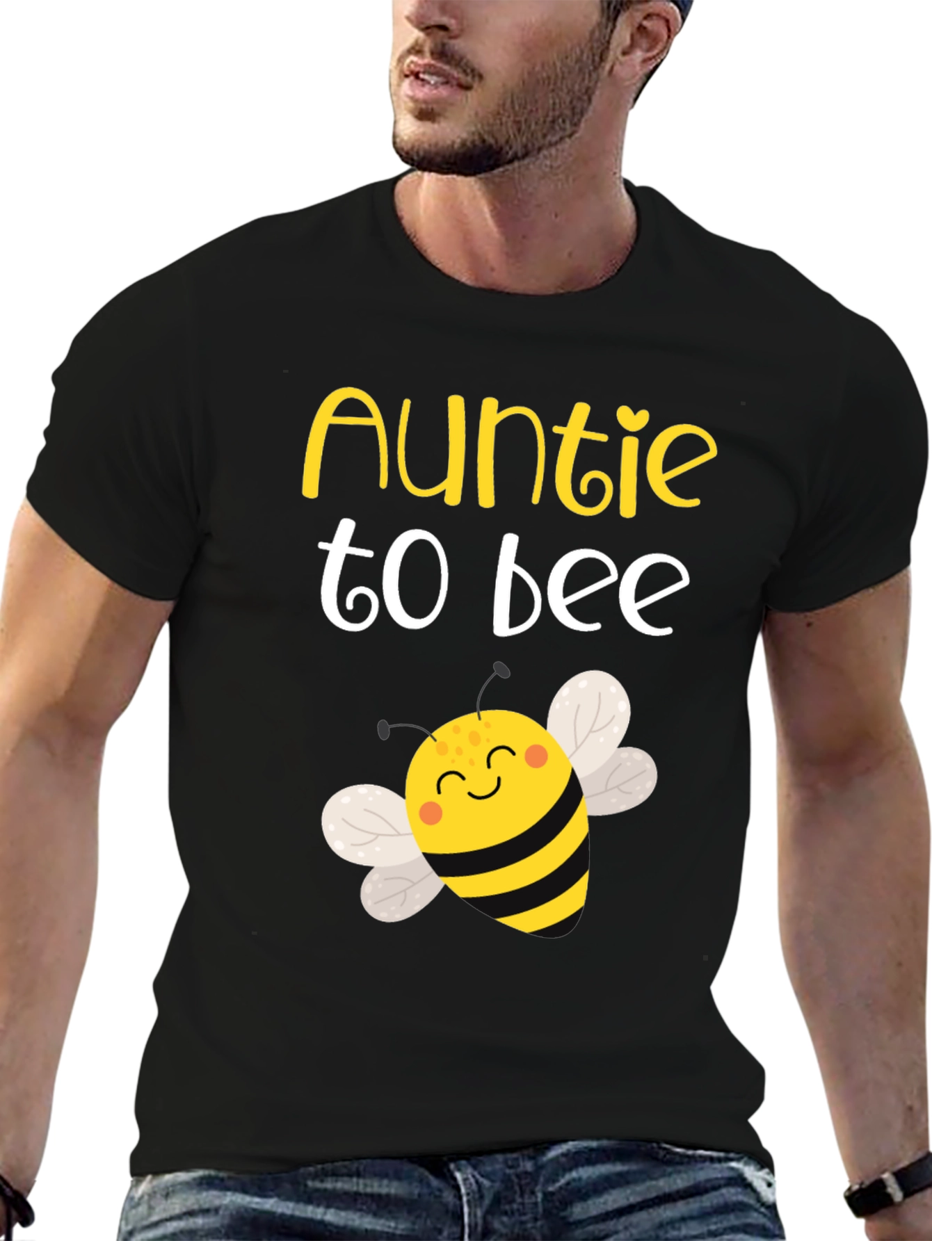 Auntie To Bee T-Shirt - Cute Baby Shower Gift