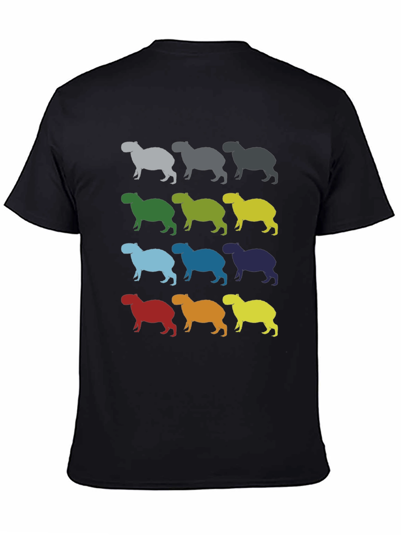 Capybara Pattern T-Shirt
