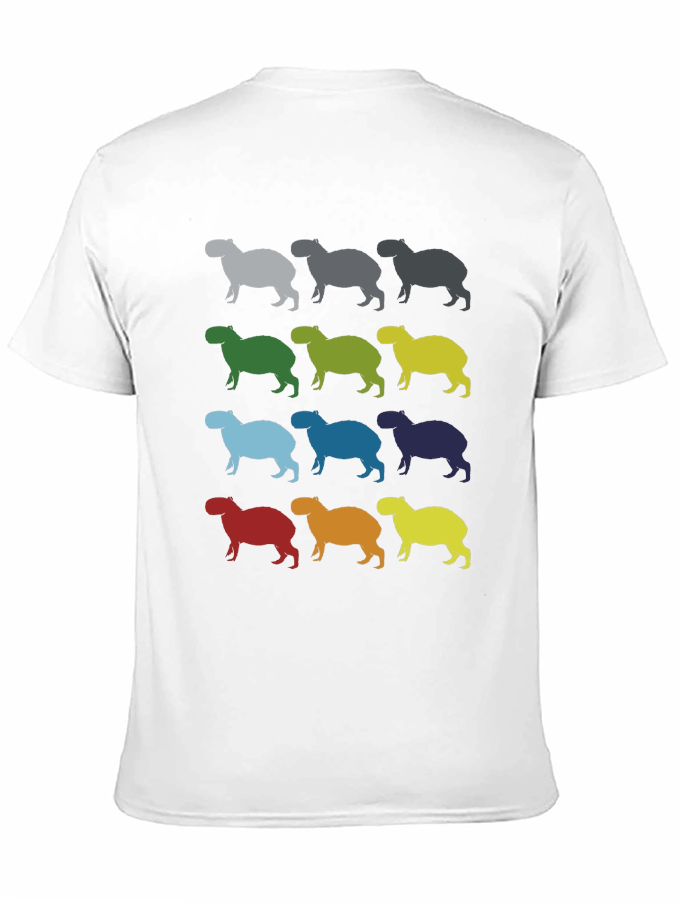 Capybara Pattern T-Shirt