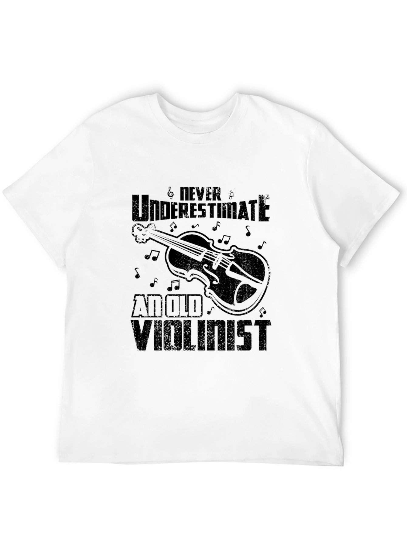 Never Underestimate an Old Violinist T-Shirt