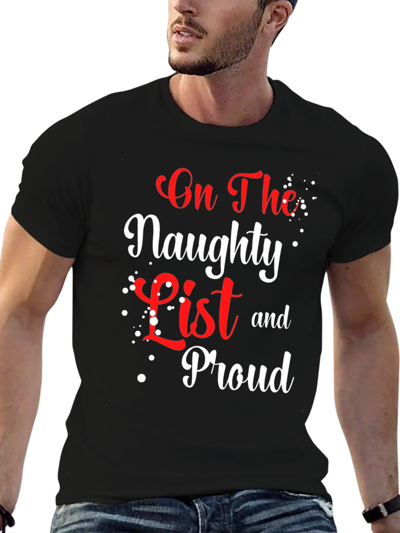 Naughty List Proud Christmas T-Shirt