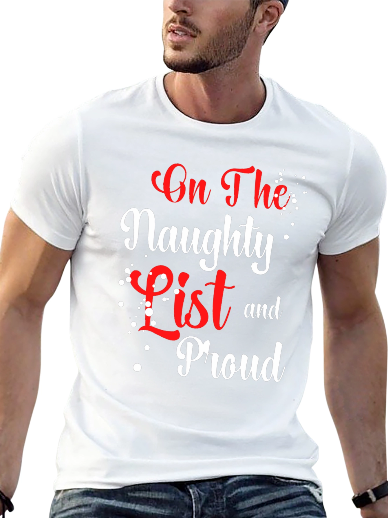 Naughty List Proud Christmas T-Shirt