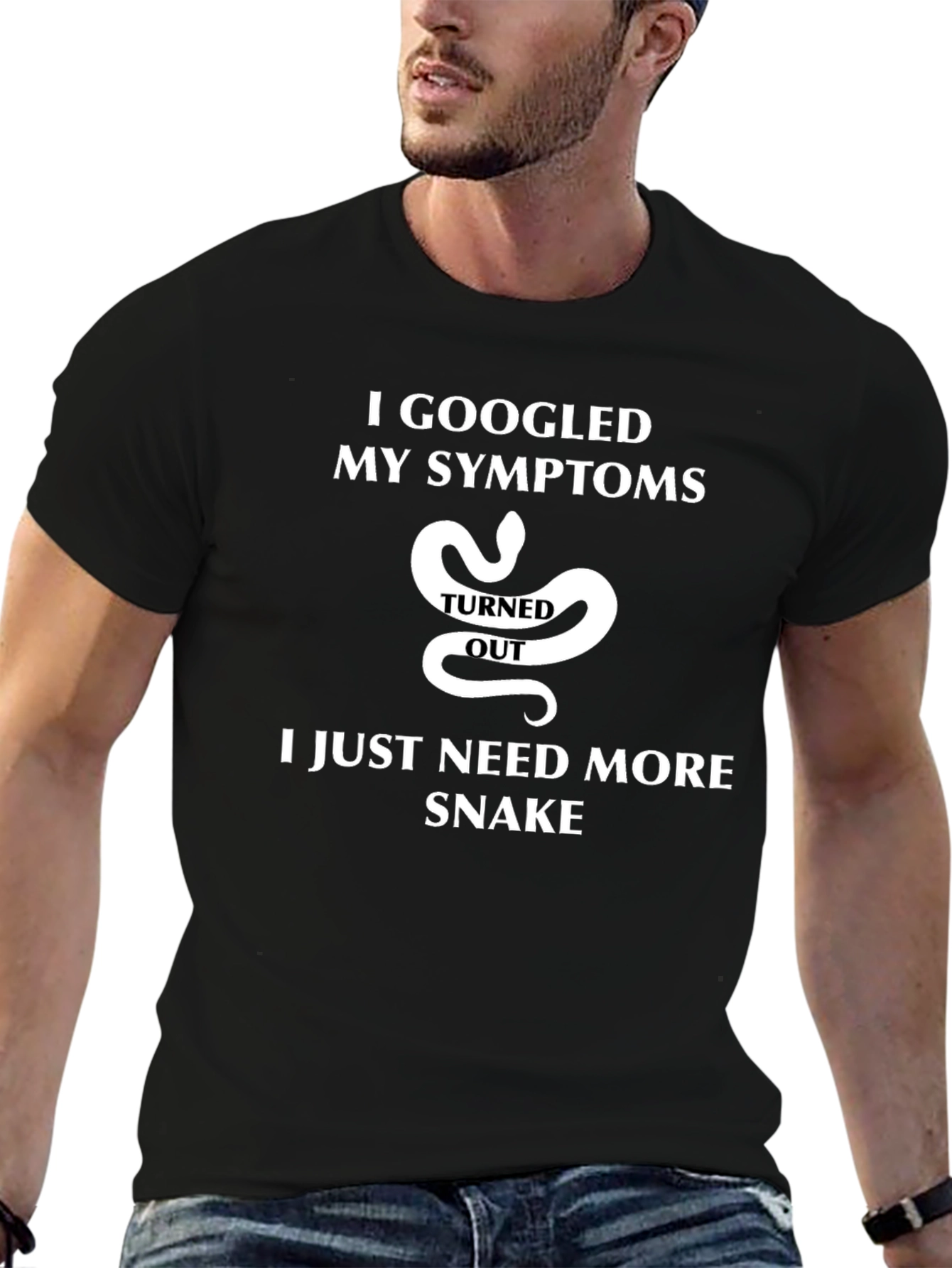 I Googled My Symptoms Snake T-Shirt