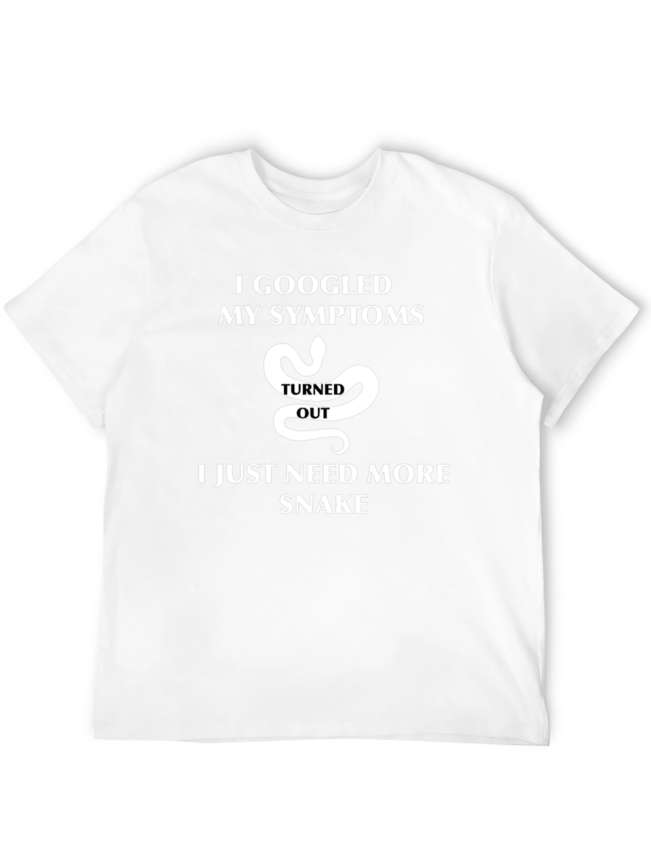 I Googled My Symptoms Snake T-Shirt