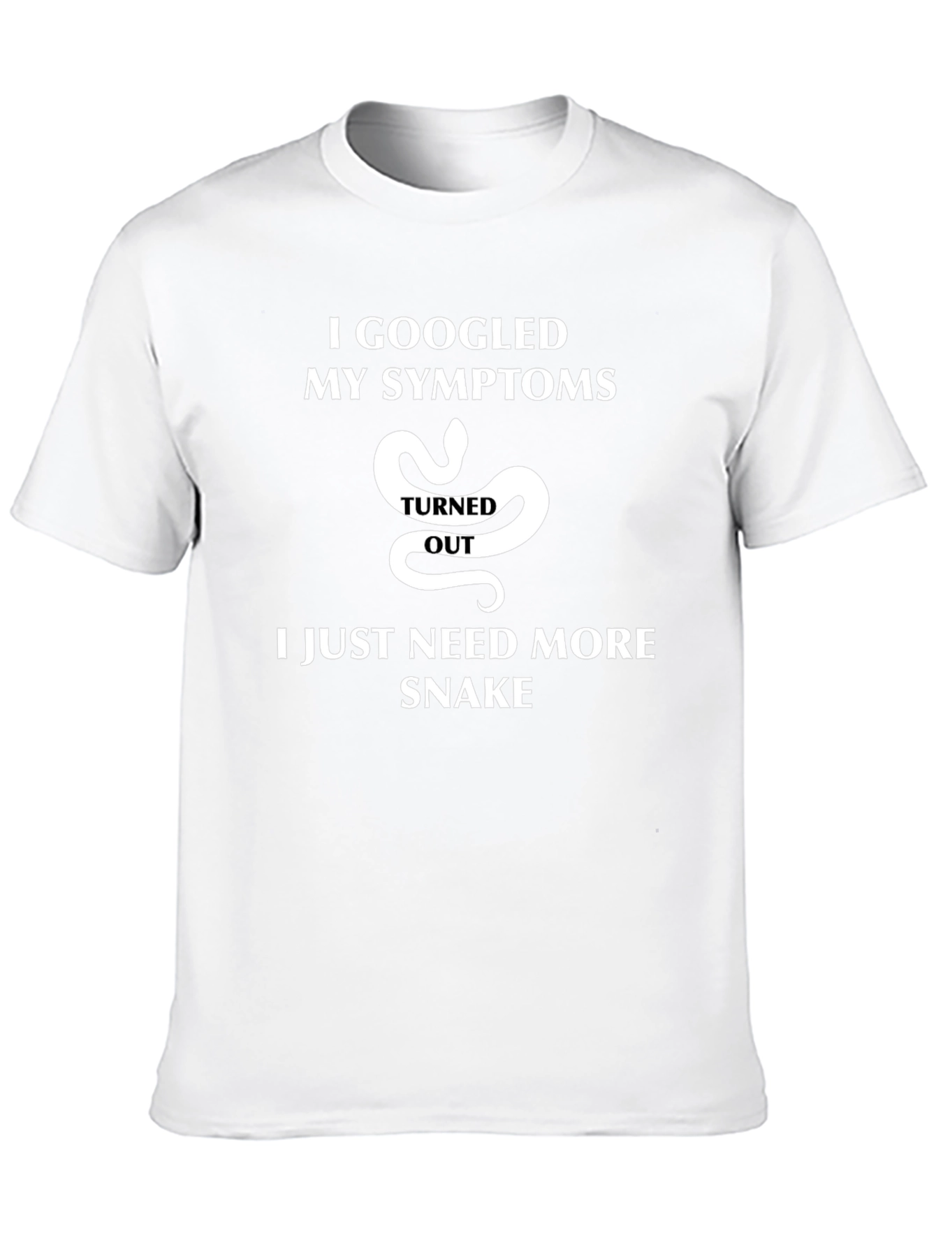 I Googled My Symptoms Snake T-Shirt