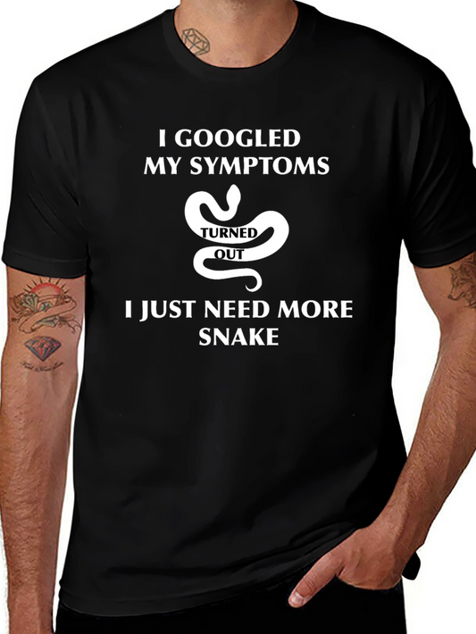 I Googled My Symptoms Snake T-Shirt