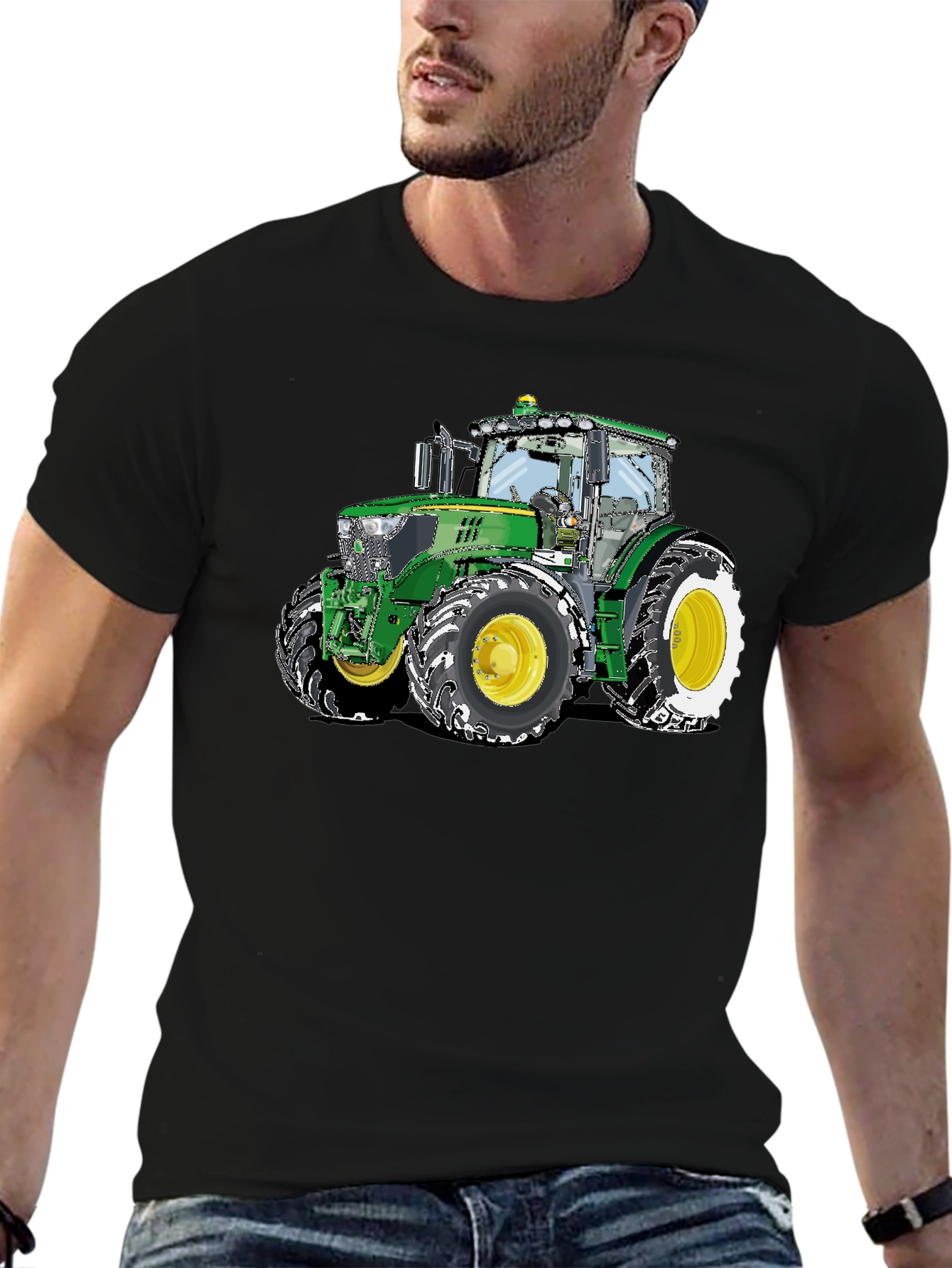 Green Tractor Graphic T-Shirt - Farm Life Apparel