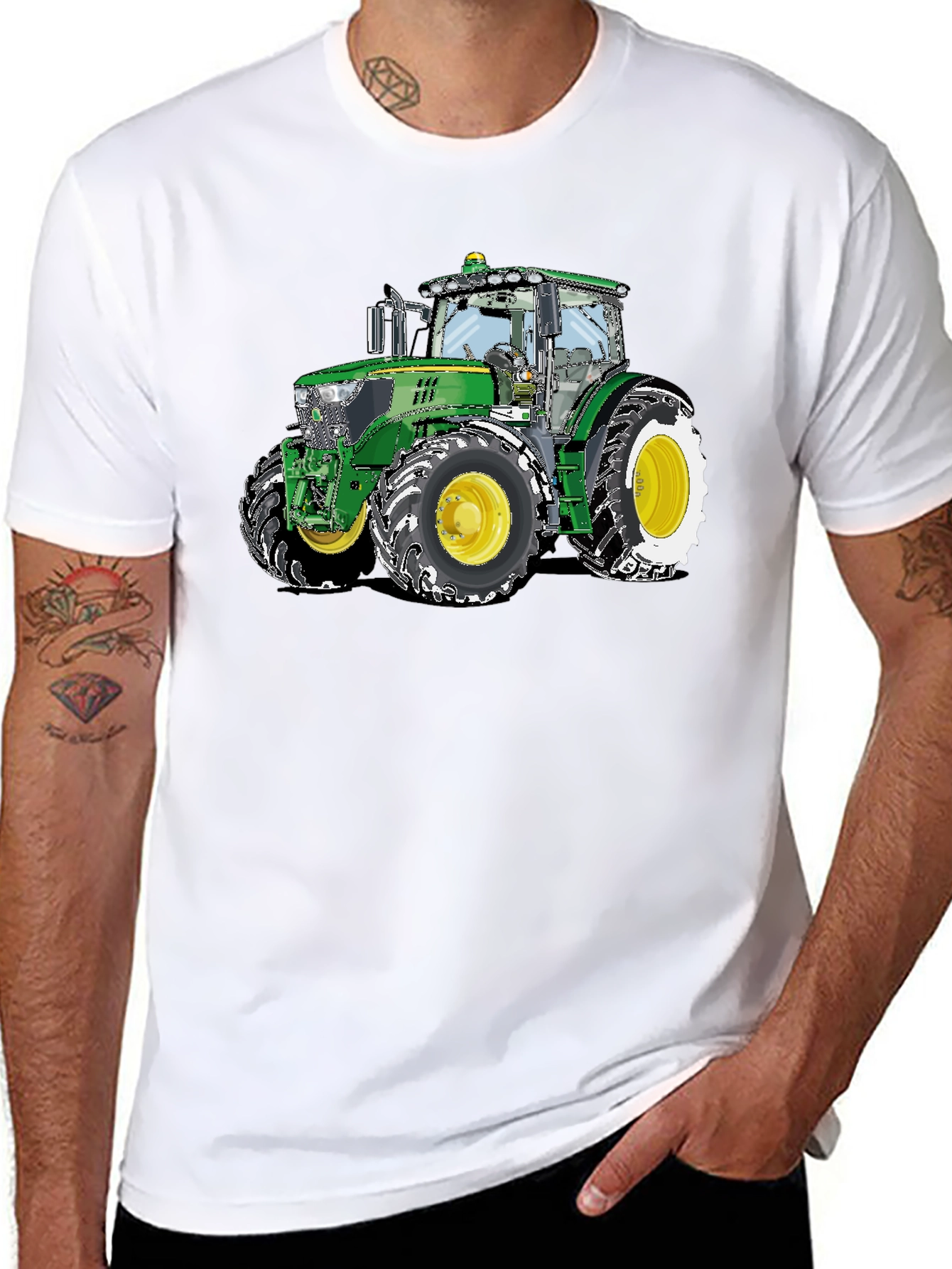 Green Tractor Graphic T-Shirt - Farm Life Apparel