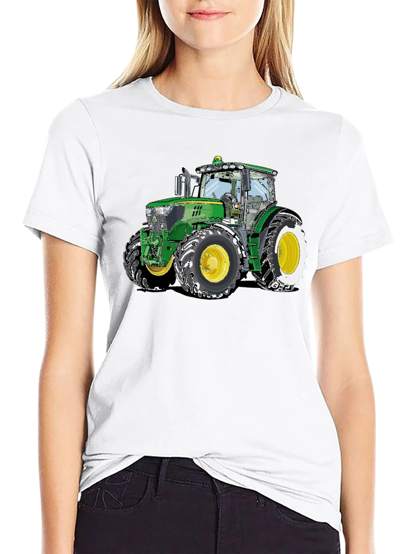 Green Tractor Graphic T-Shirt - Farm Life Apparel