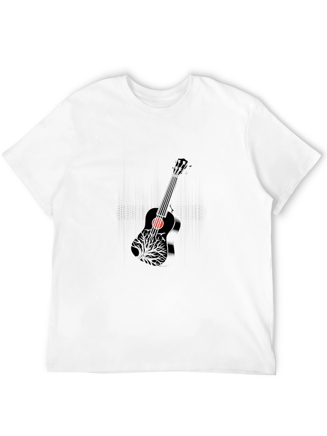 Guitar Tree Mens Graphic T-Shirt