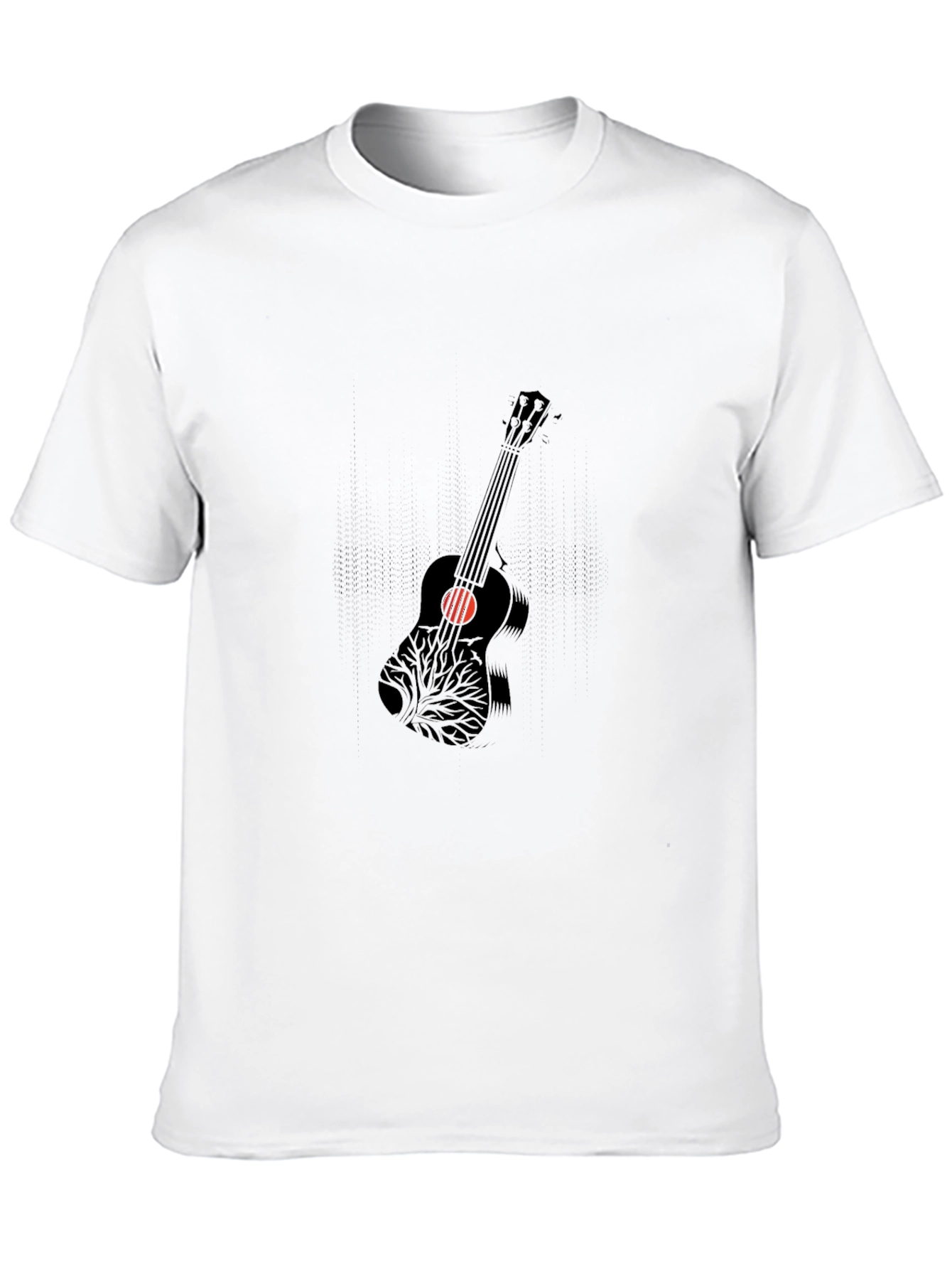Guitar Tree Mens Graphic T-Shirt